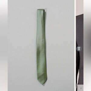 Revelry Satin Tie Sage Green